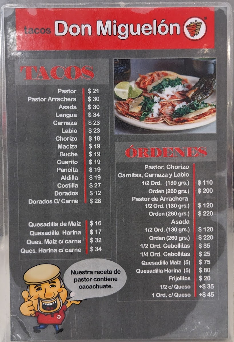 Tacos Don Miguelón Menu - Image 6